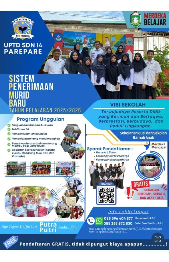 brosur-UPTD SD NEGERI 14 PAREPARE